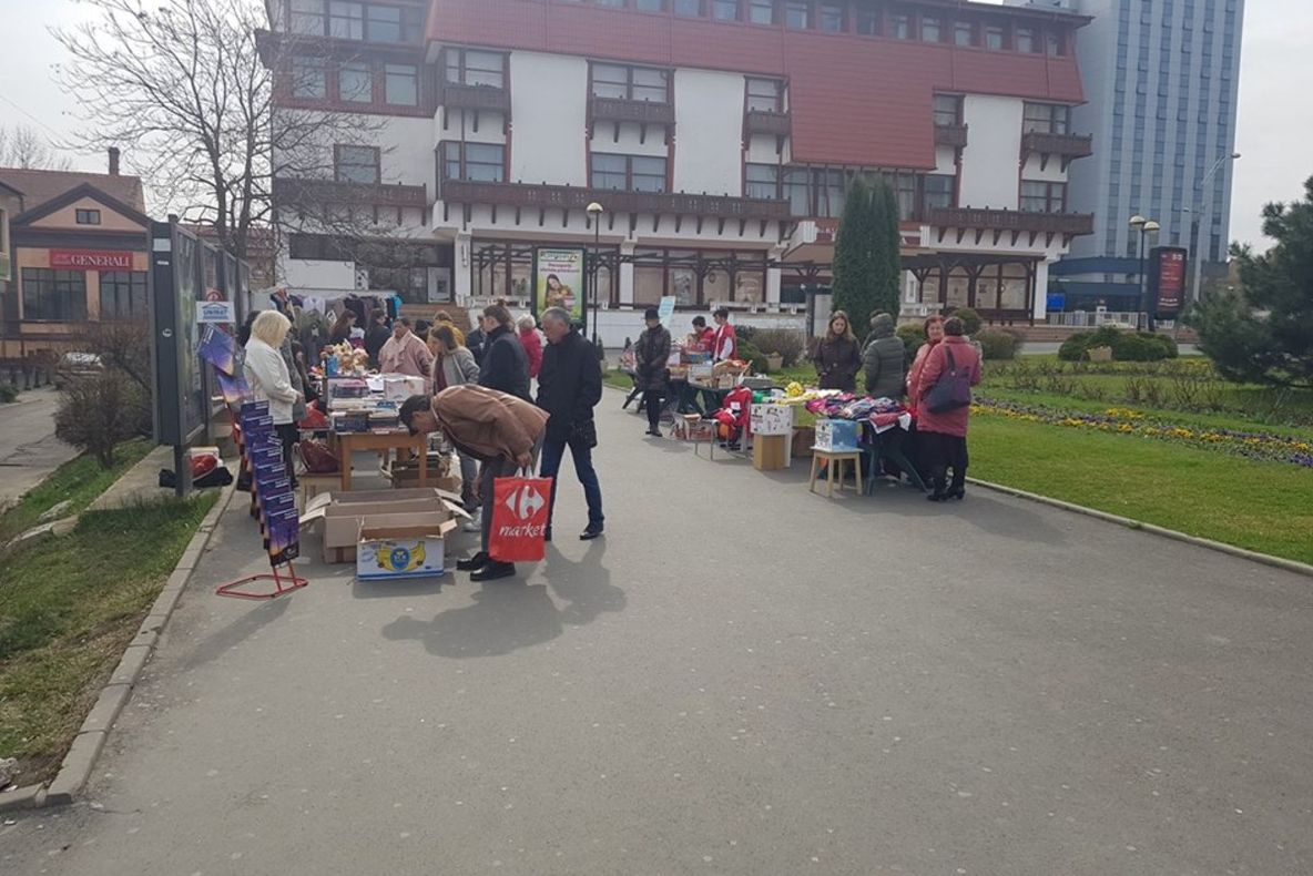Palatul Copiilor din Sibiu a strâns peste 4.000 de lei la bazarul de sâmbătă