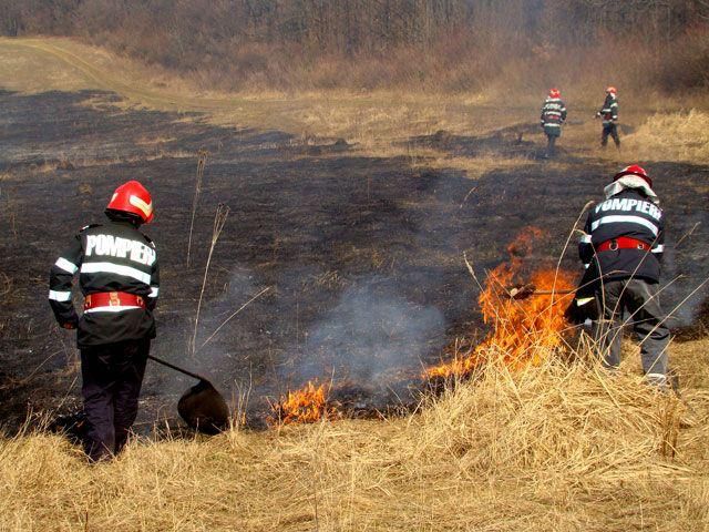 În pofida avertismentelor date de pompieri sunt tot mai multe incendii de vegetație