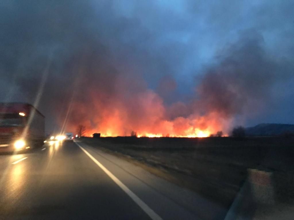 UPDATE: Incendiile de vegetație ard județul