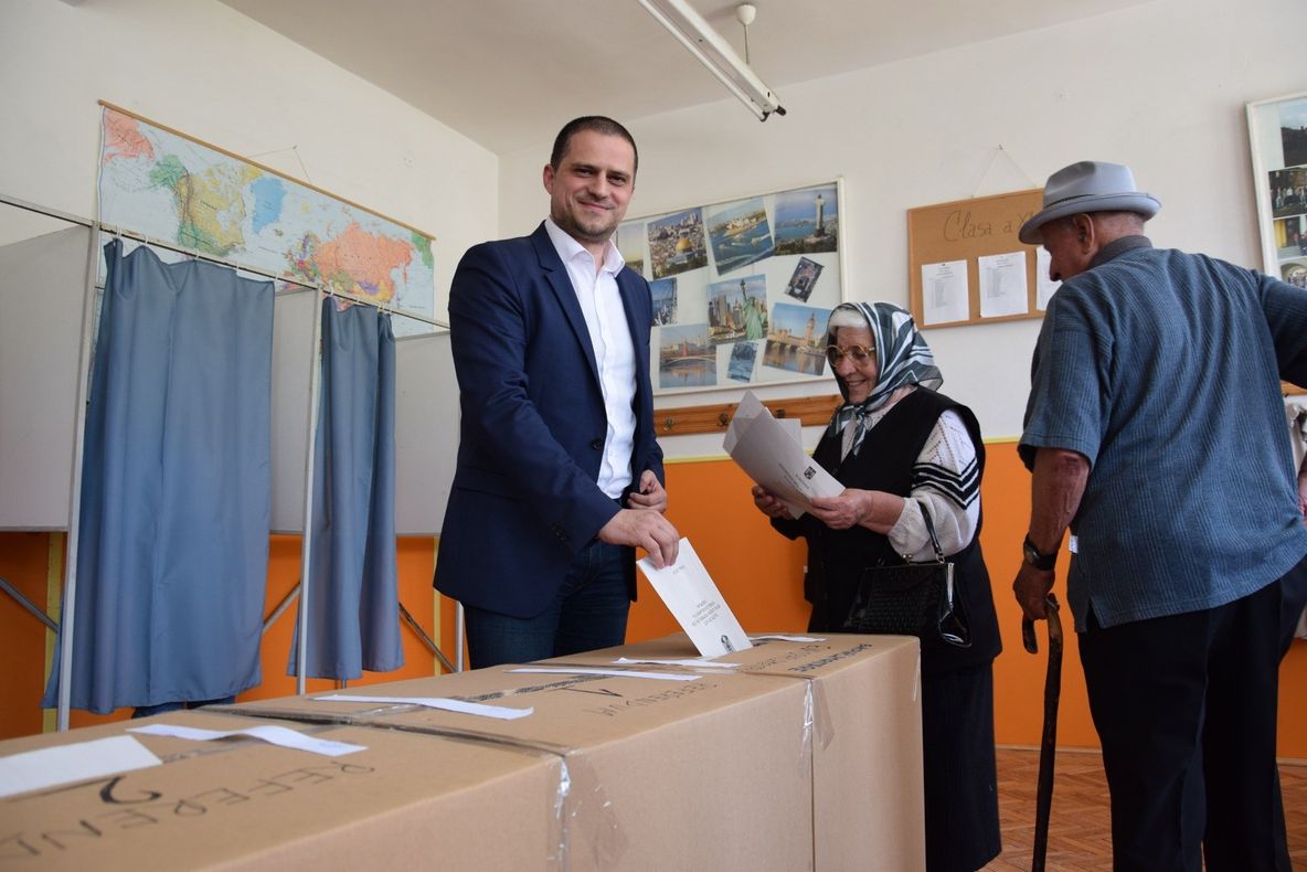 Ministrul Turismului, la Sibiu: "Am votat pentru patrioți în Parlamentul European!"