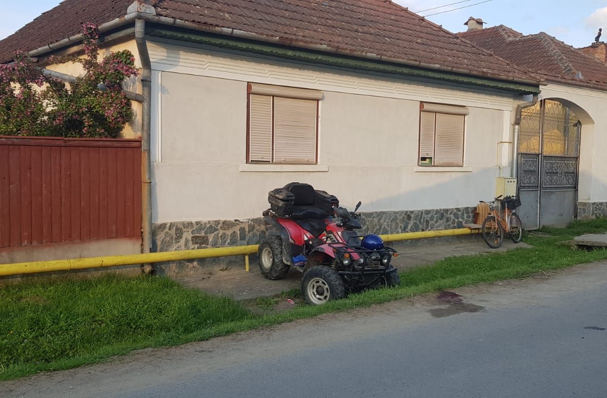 VIDEO | Elicopter SMURD pentru un bărbat din Cârțișoara care s-a răsturnat cu ATV-ul