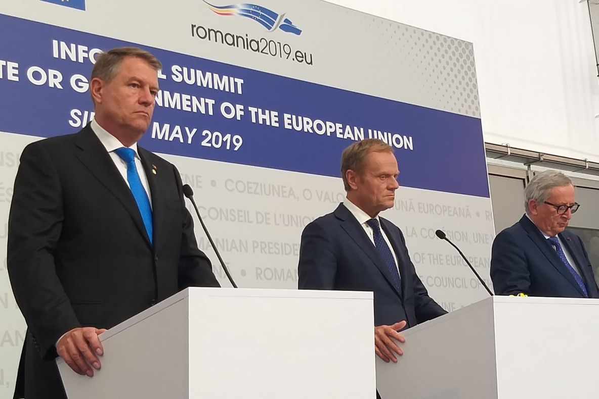 Iohannis, Tusk și Juncker, declarație comună: ”Vom rescrie împreună viitorul UE”