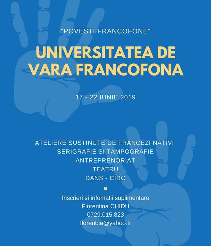 Începe Universitatea de vară francofonă de la Sibiu