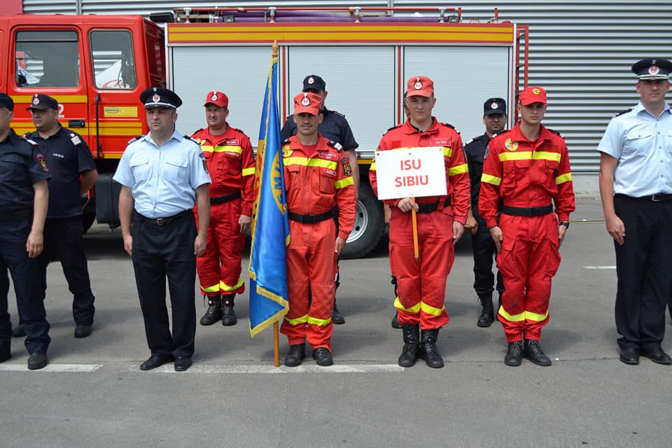 Pompierii sibieni, pe podium la competițiile sportive