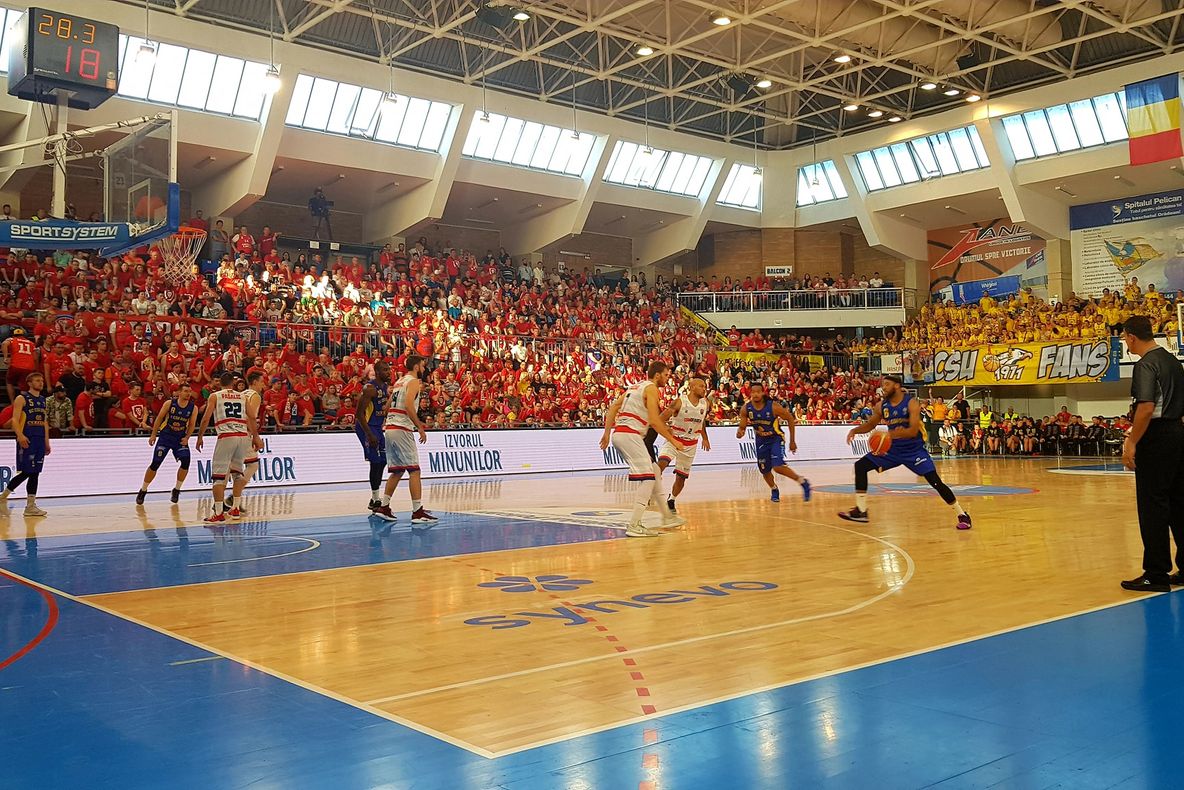 BC CSU Sibiu, primul meci oficial de pe teren propriu
