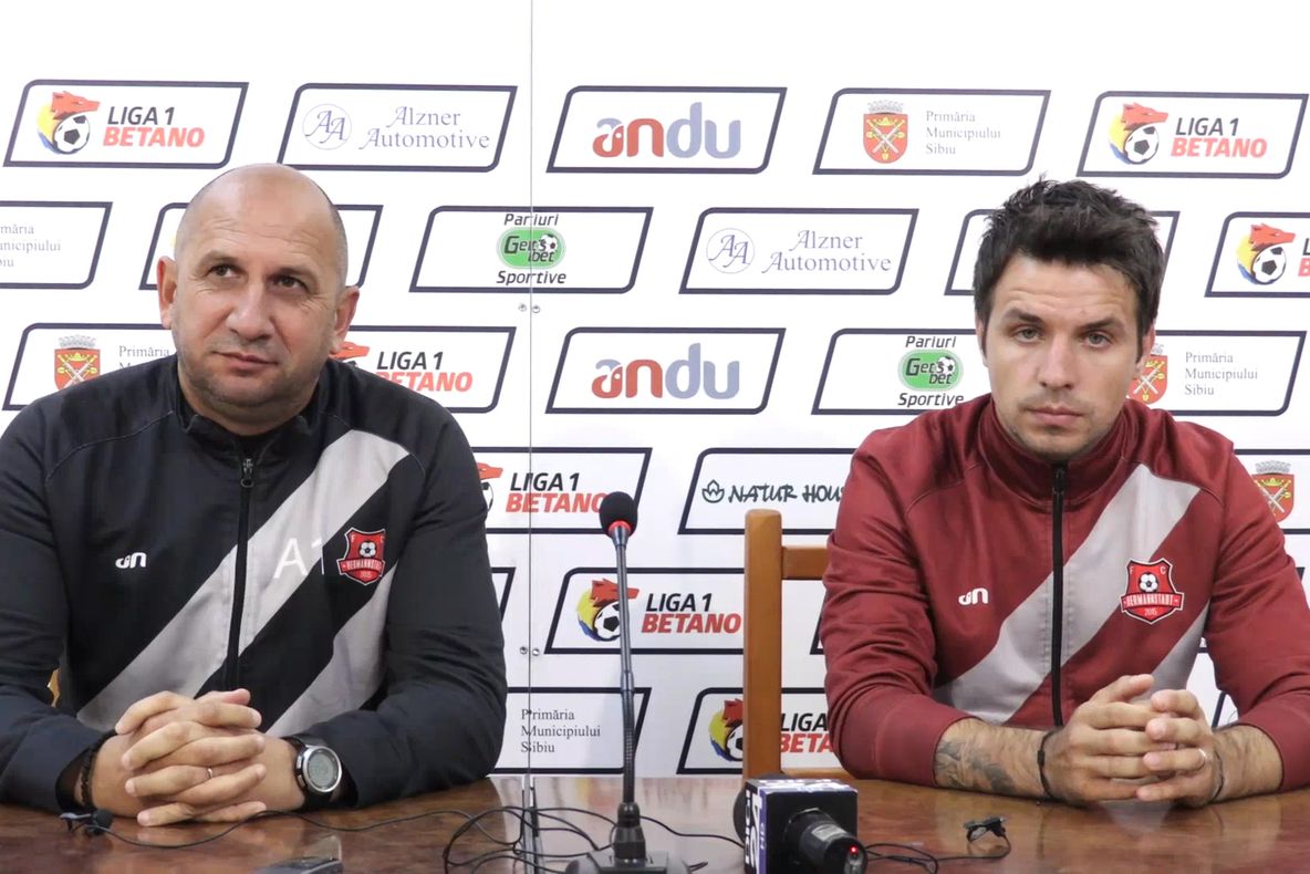 FC Hermannstadt joacă pentru rămânerea în Liga 1, duminică, pe teren propriu, cu Dunărea Călărași