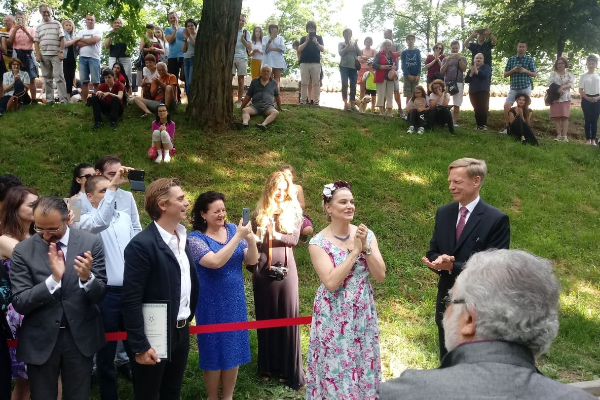 Maia Morgenstern, distinsă cu o stea pe Aleea Celebrităților, la Sibiu