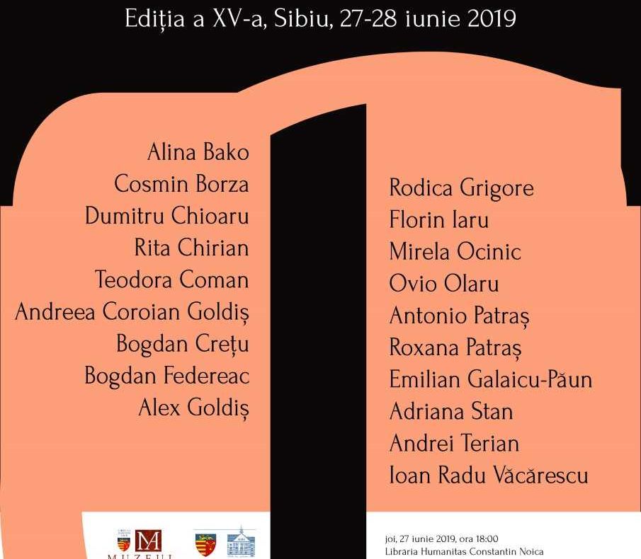 Colocviile resvistei Transilvania, la librăria Humanitas