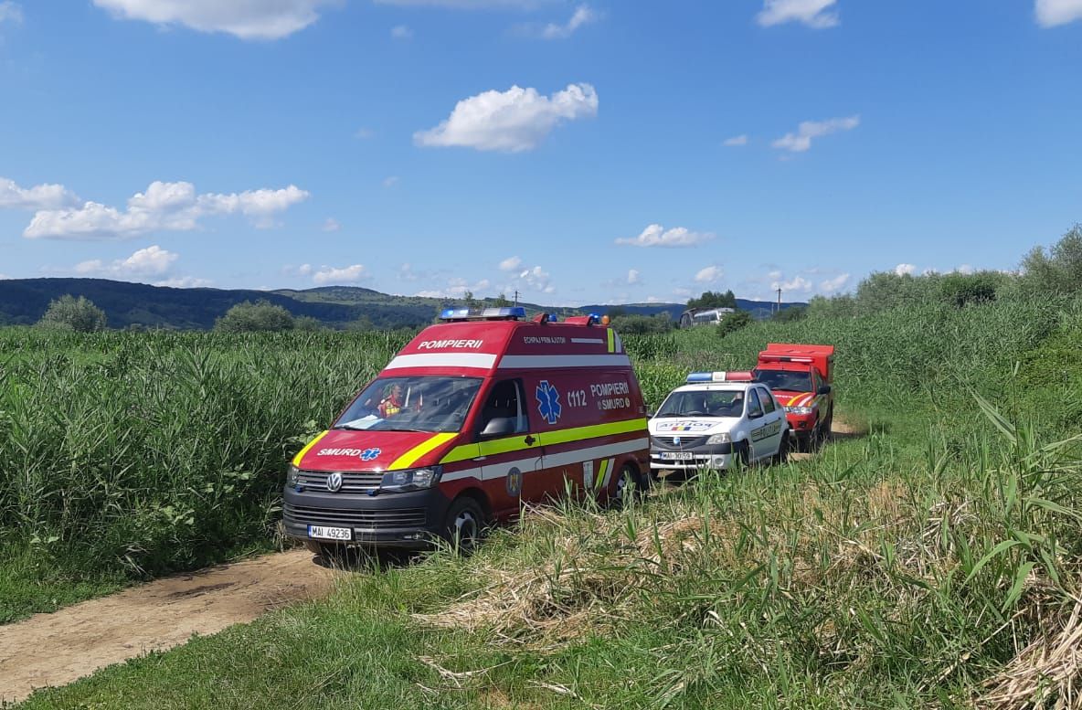 Căruță lovită de tren, la ieșire din Avrig