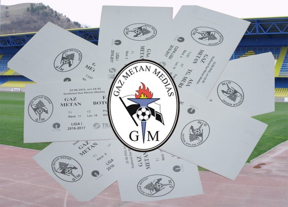 Se pun în vânzare biletele pentru partida Gaz Metan - Chindia Târgoviște