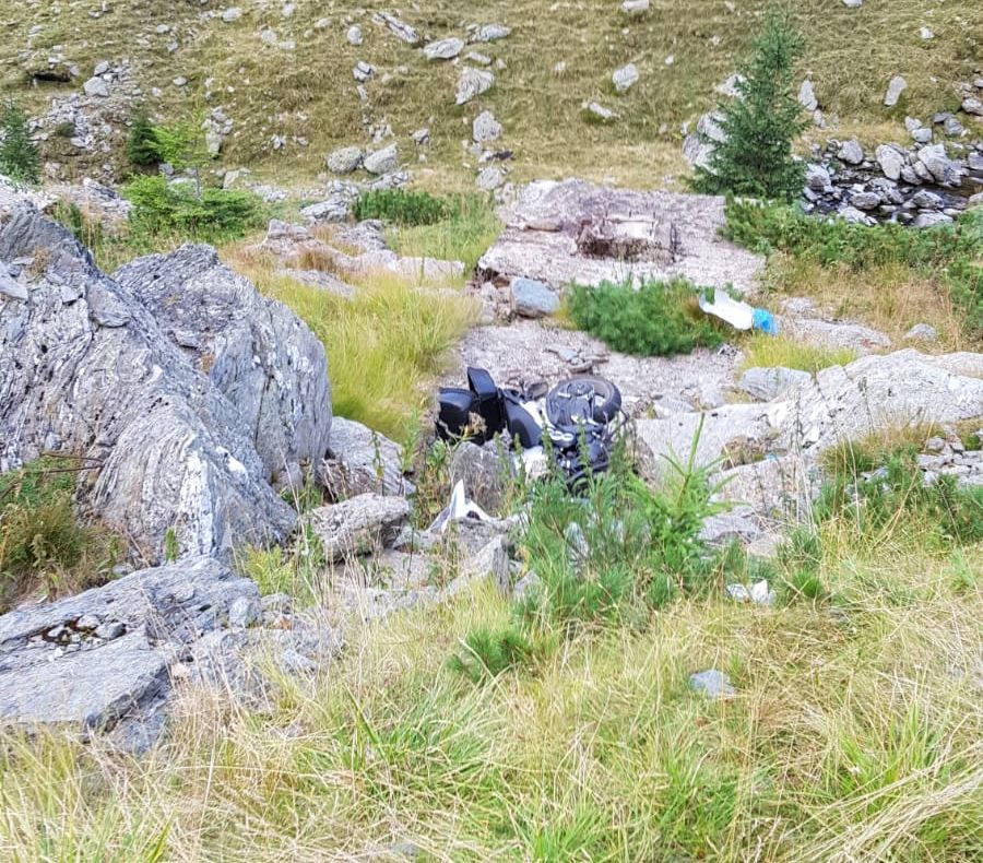 Turist polonez, la spital după ce a căzut de pe motocicletă, pe Transfăgărășan