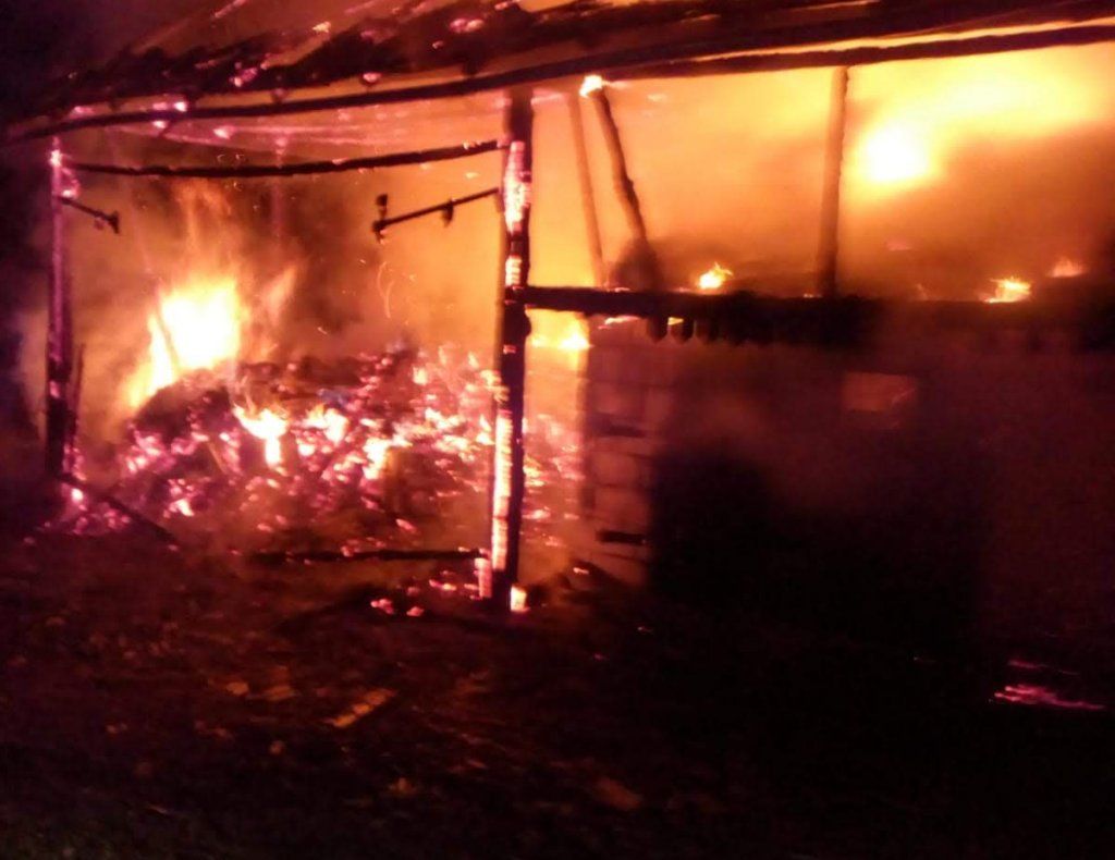 VIDEO/Incendiu violent la un depozit din Șelimbăr