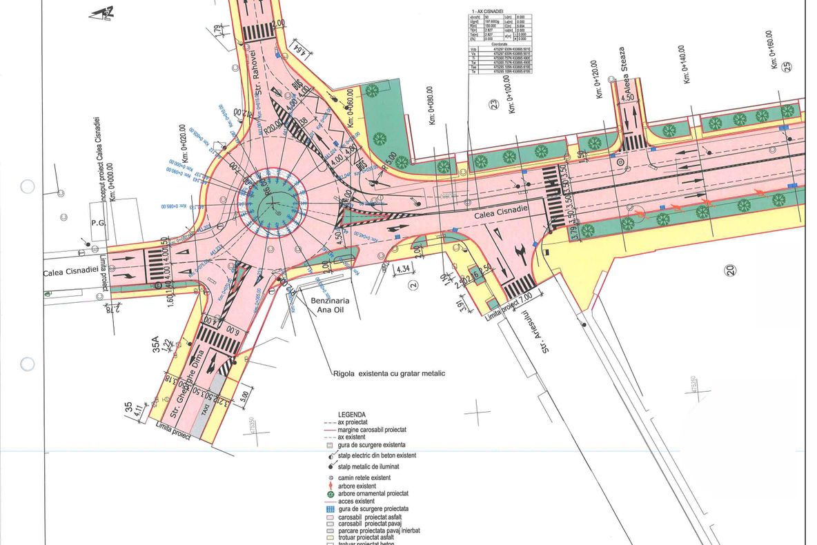 Încep lucrările de lărgire a carosabilului, pe Calea Cisnădiei