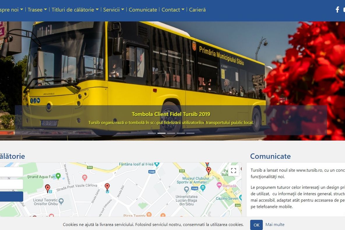 Tursib propune un nou site mai complex și mai ușor de folosit