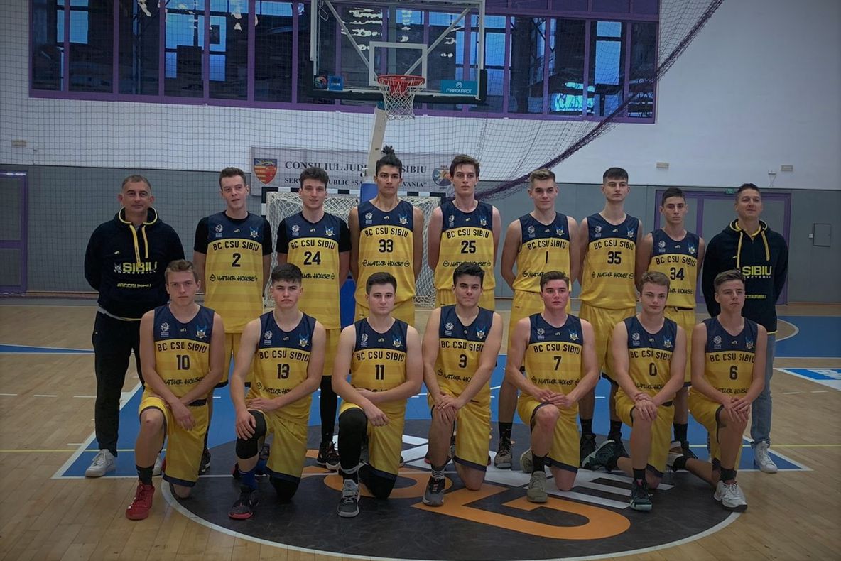 Victorii pe linie pentru juniorii BC CSU Sibiu