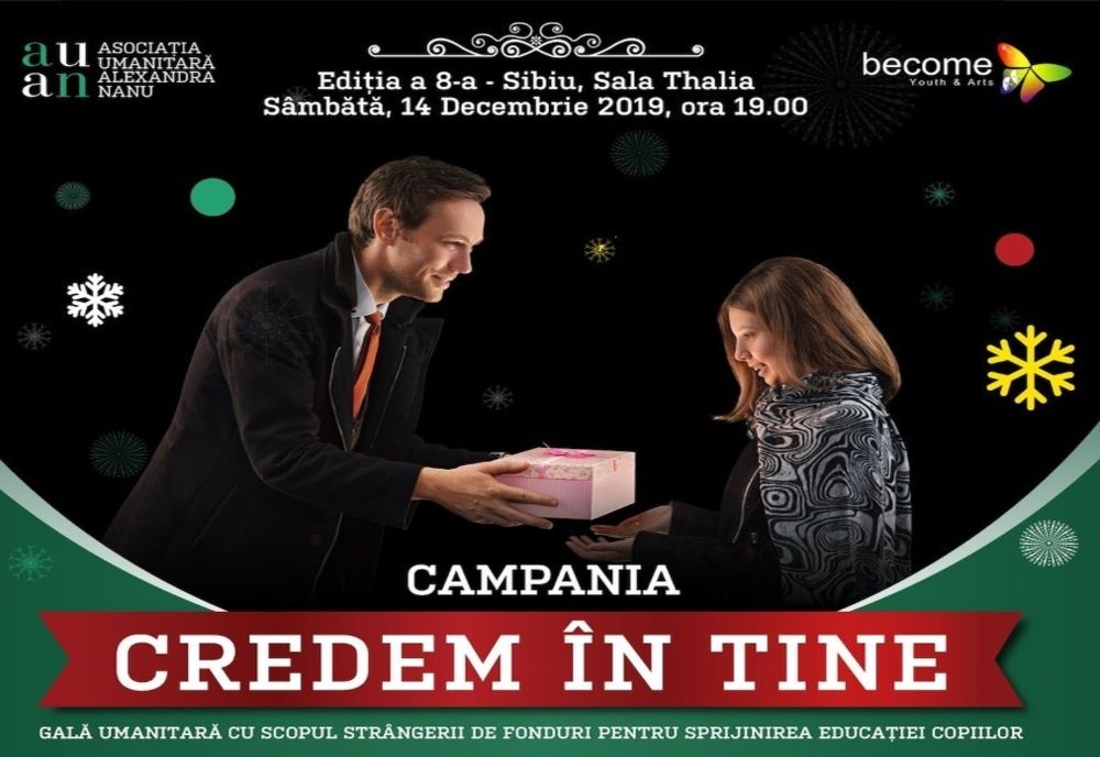 Mai este doar o lună până la cea de-a opta ediției a Galei Umanitare „CREDEM ÎN TINE”
