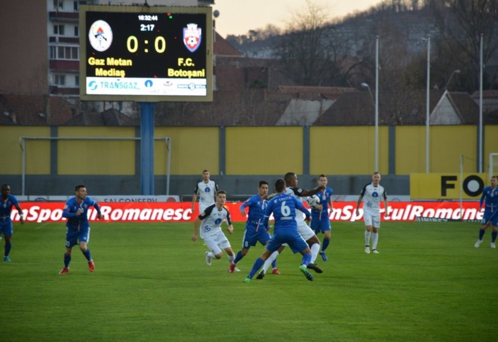  Gaz Metan a remizat cu FC Botoșani, scor 0-0 