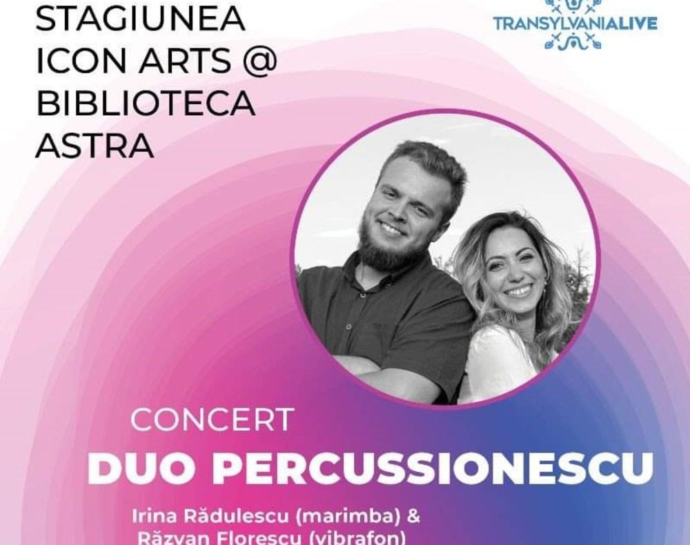 Spectacol de percuție, o expoziție specială și degustare de vinuri la Biblioteca Astra din Sibiu