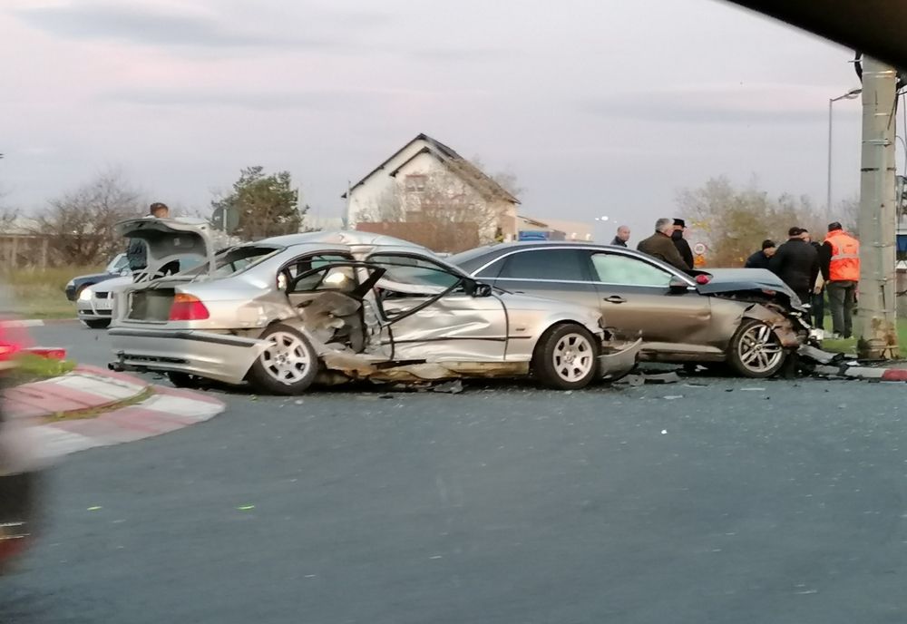 UPDATE: O persoană a ajuns la spital în urma unui accident pe Alba Iulia