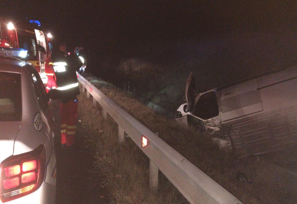 Gălățean mort într-un accident pe A1. Conducea fără permis și centură de siguranță