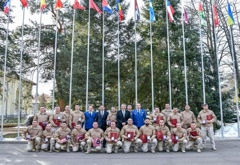 Un jandarm sibian, distins cu medalia SUA "Army Achievement"