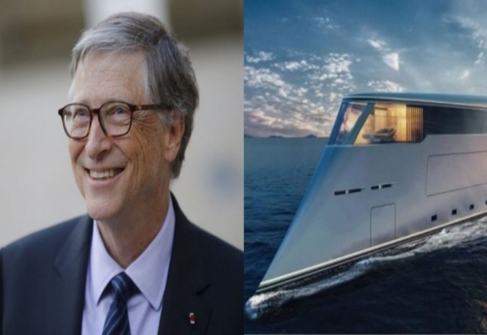 Bill Gates a comandat primul super iaht din lume pe bază de hidrogen, de 500 de milioane de lire sterline