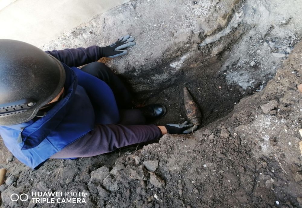  Element de muniție, descoperit în curtea unui sibian de pe strada Londra