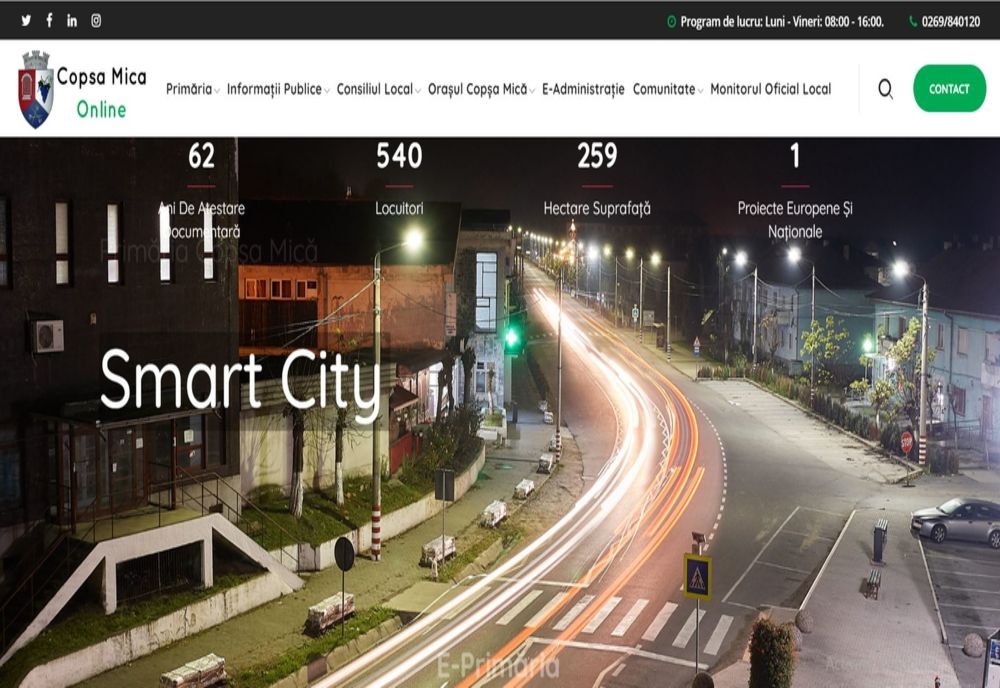 Modelul smart city, implementat la Copșa Mică