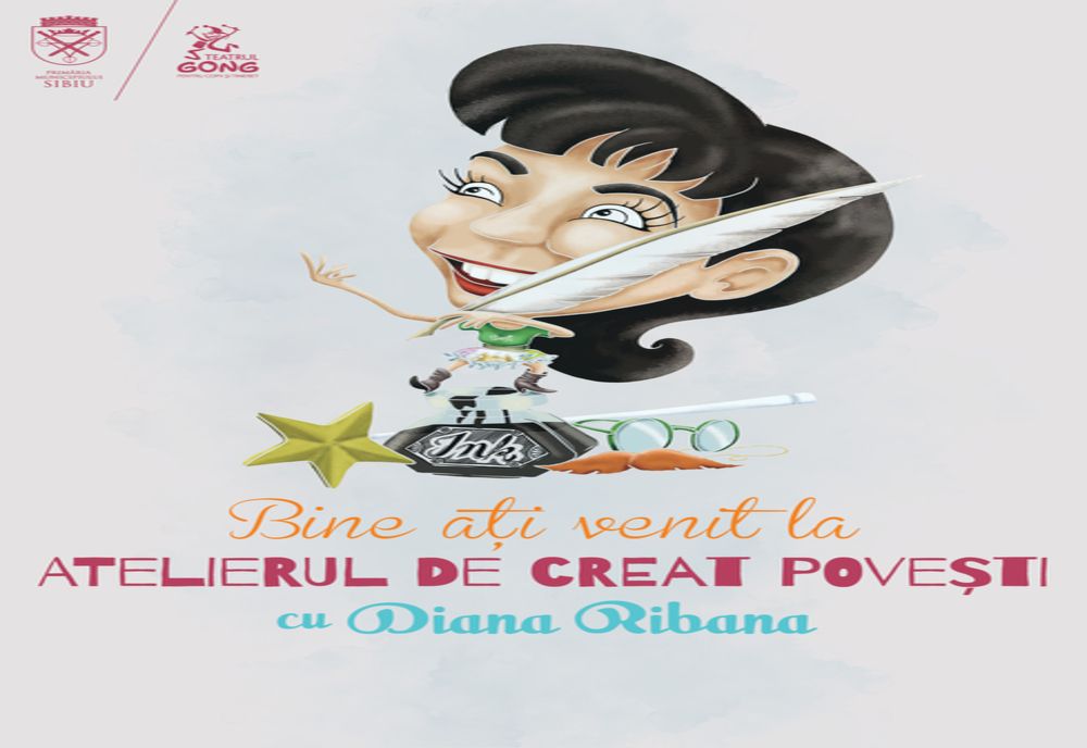 Copiii își construiesc un teatru, în bucătărie