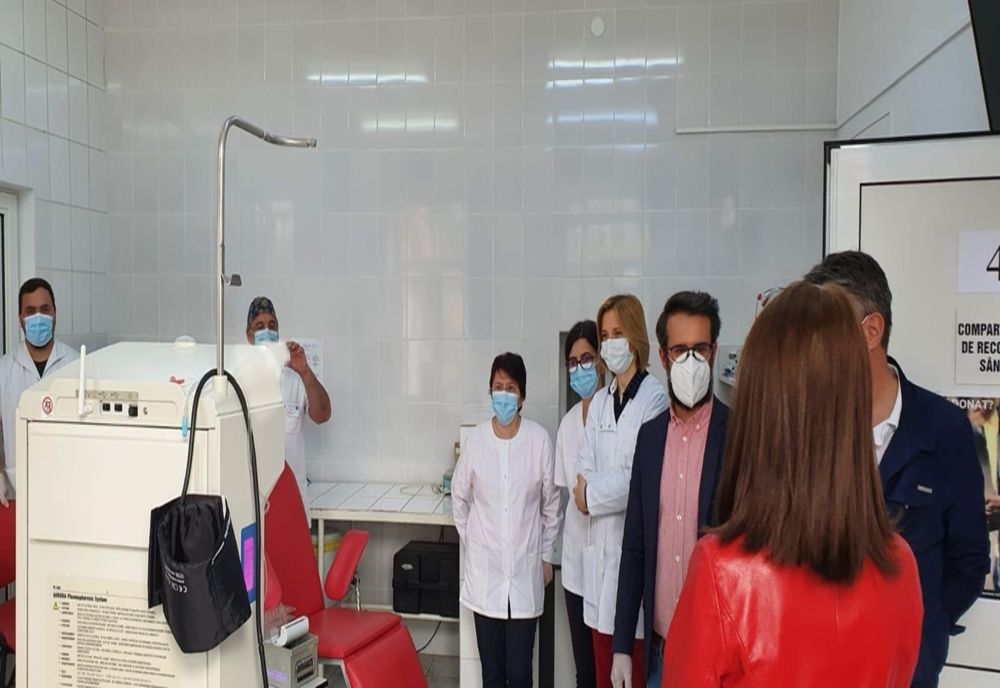 Terapie cu plasmă hiperimună, la Spitalul Județean Sibiu