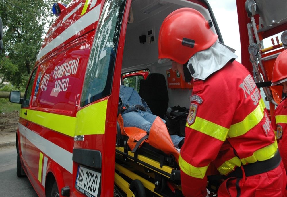 Accident pe Calea Poplăcii din Sibiu. Doi șoferi, la spital