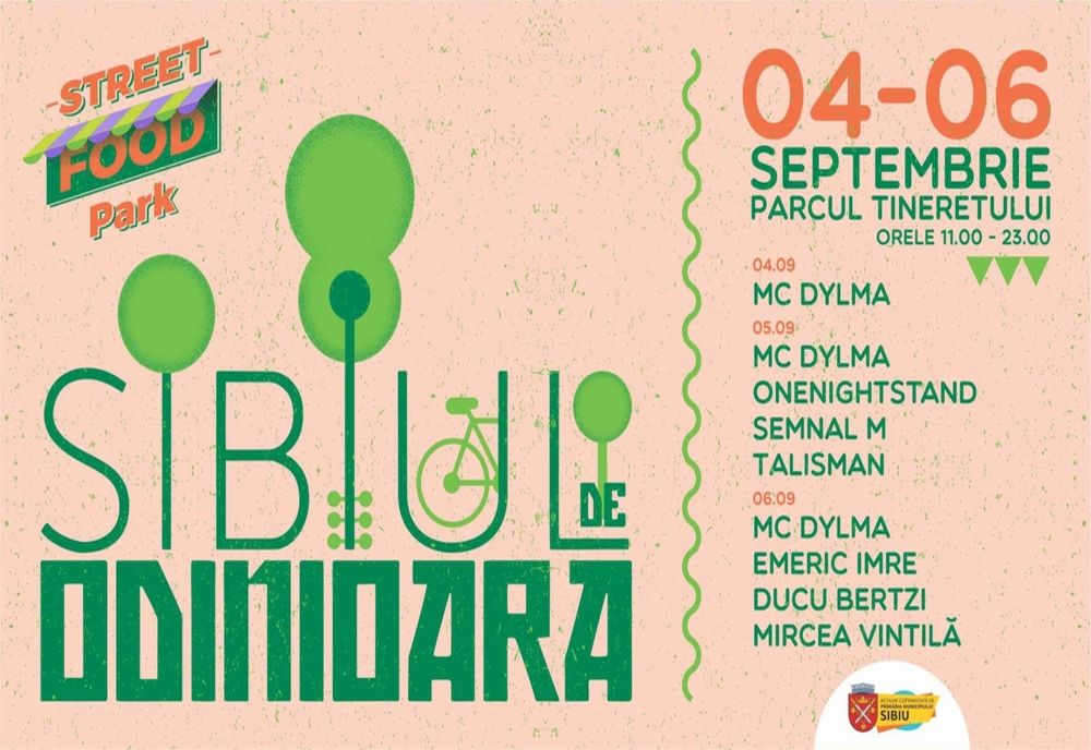 Concerte şi street food park la "Sibiul de Odinioară". Trei zile de distracţie în Parcul Tineretului