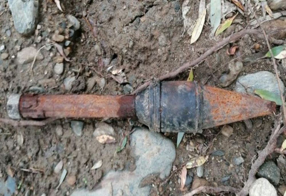 Muniție neexplodată găsită în râu, la Avrig