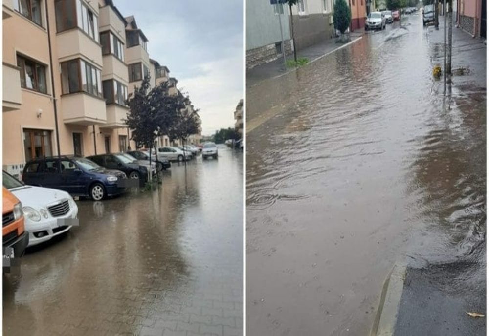 FOTO+VIDEO Inundații, la Sibiu!