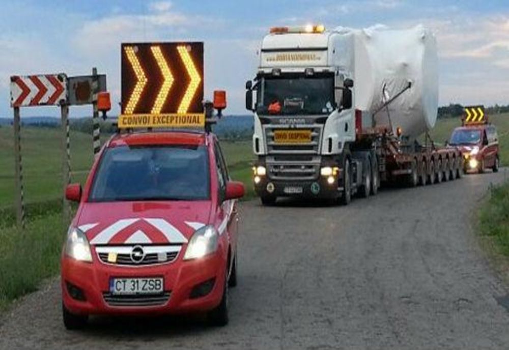 Transport agabaritic, în județul Sibiu