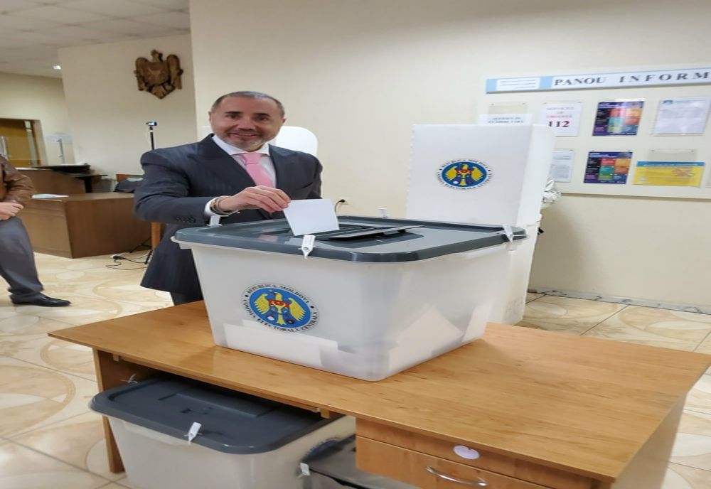 Cristian Rizea a votat la alegerile prezidențiale din Republica Moldova