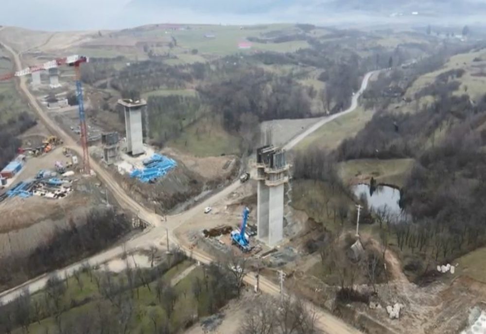 VIDEO Cel mai spectaculos proiect de infrastructură din centrul țării: viaductul peste Valea Tălmăcuța