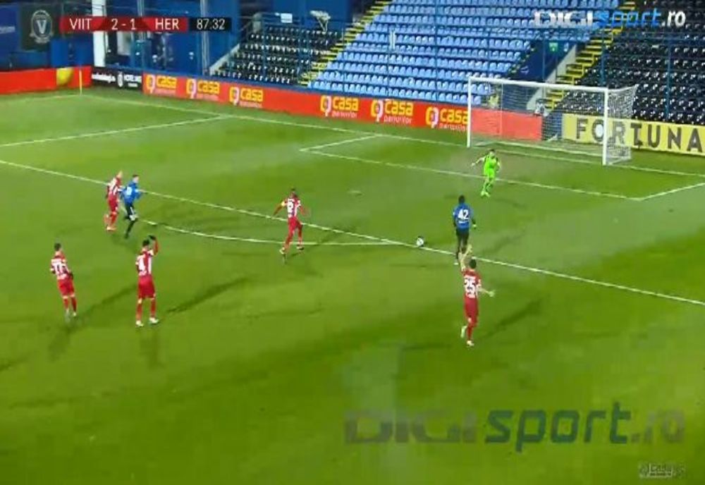 Hermannstadt pierde primul meci din 2021 (VIDEO)