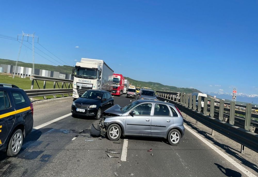 TIR implicat într-un accident rutier!