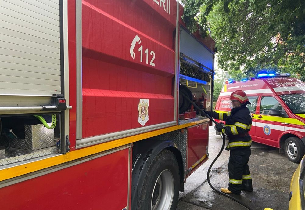 Incendiu la Șelimbăr