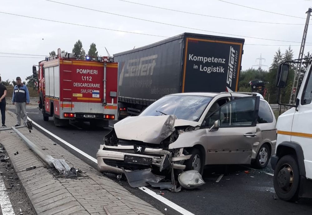 Trafic îngreunat, în această dimineață, pe DN1, din cauza unui accident rutier!