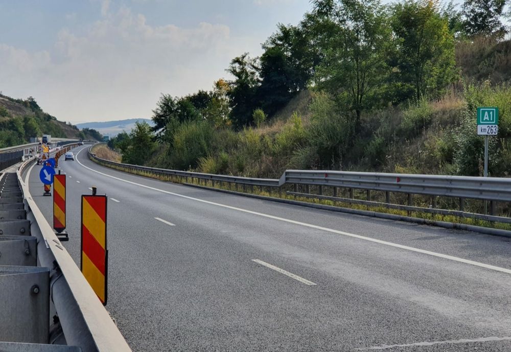 Restricții de circulație pe A1, în zona de la intrare în tunelul Săcel pe direcția Sibiu - Orăștie