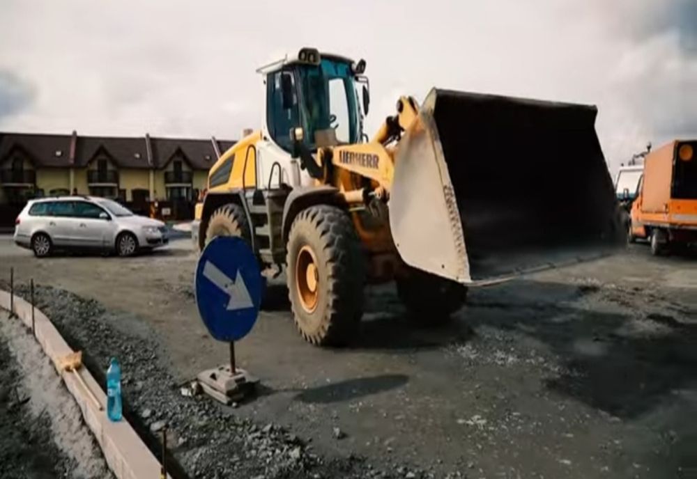 VIDEO Lucrări pe DJ 106C, Sibiu-Cisnădie