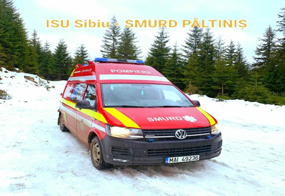 Punct de lucru SMURD operaționalizat de ISU Sibiu în stațiunea Păltiniș