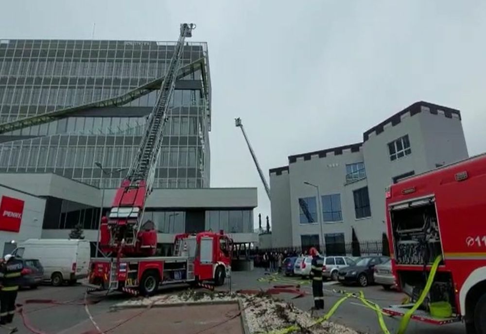 VIDEO Pompierii, exercițiu în municipiul Sibiu