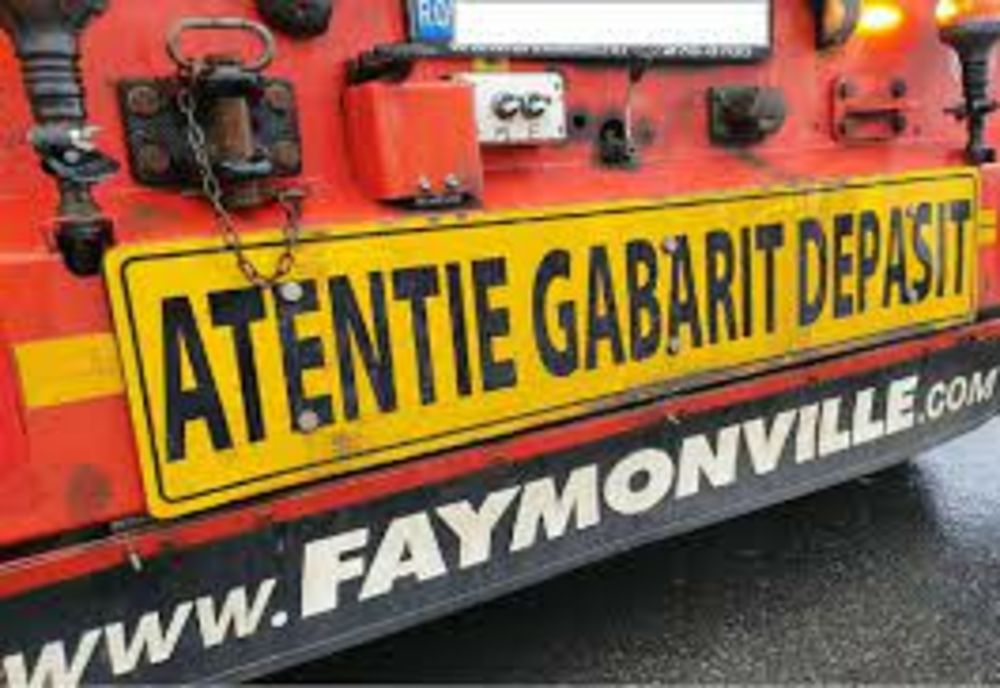 Transport agabaritic pe ruta  Sibiu – Iernut (județul Mureș)