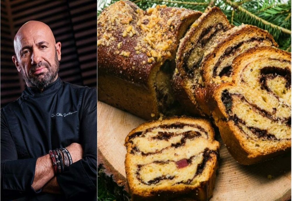 Cât costă un cozonac făcut de chef Cătălin Scărlătescu. Nu mulți își permit să-l cumpere