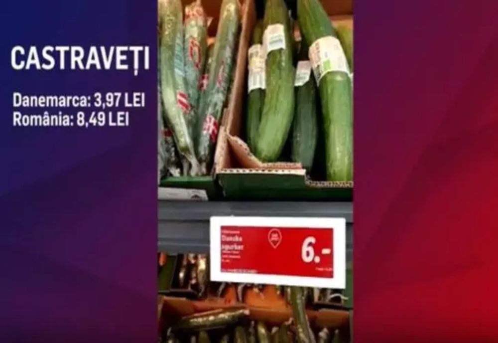 Experiment inedit - Prețurile la raft, într-un supermarket similar din Danemarca și România, sunt mai mari în țara noastră