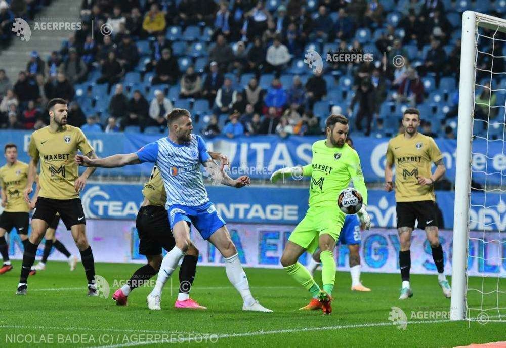 Victorie cu emoţii pentru Universitatea Craiova cu FC Voluntari (2-1), în Superligă
