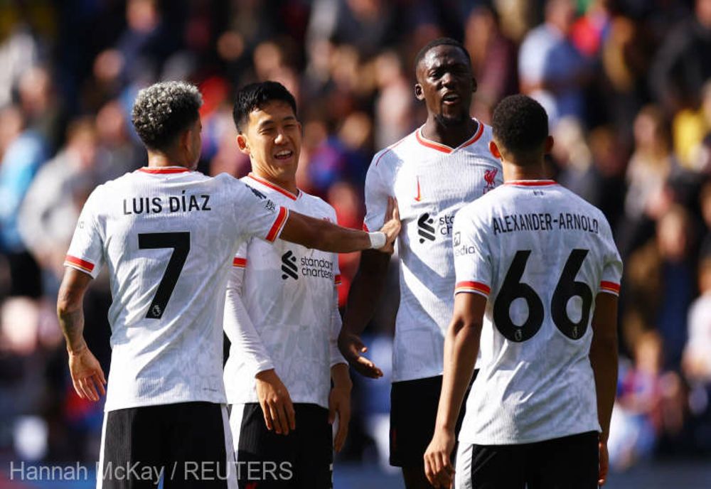 LIVERPOOL, VICTORIE LA LIMITĂ, ÎN DEPLASARE, CU CRYSTAL PALACE, ÎN PREMIER LEAGUE
